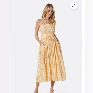 JOIE LESSE COTTON MIDI DRESS size XS